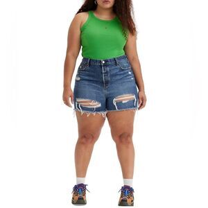 Levi’s Trendy Plus Size 501 Denim Shorts